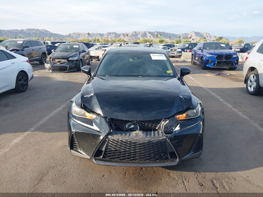 2017 Lexus Is VIN JTHBA1D24H5039470 IAAI salvage auction — FRONT END, Salvage (Arizona), sold $4,025 on 2026-07-14 (photo 6)