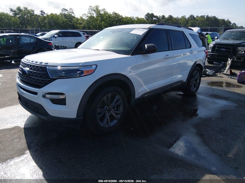 2021 Ford Explorer VIN 1FMSK7DH1MGB11564 IAAI salvage auction — REAR END, Salvage (South Carolina), sold $5,400 on 2026-07-10 (photo 2)