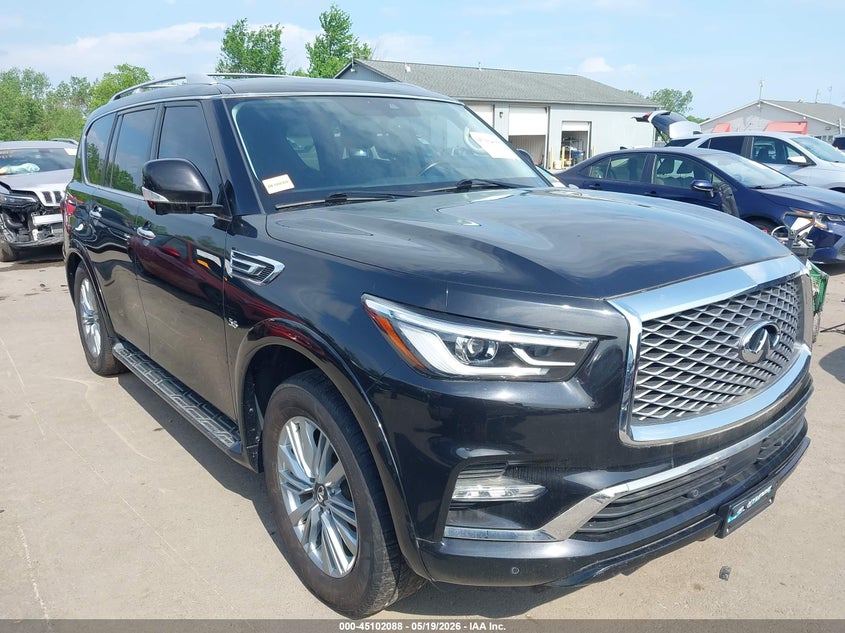 2019 Infiniti Qx80 VIN JN8AZ2NE7K9226243 IAAI salvage auction — HAIL, Salvage (Ohio), sold $7,250 on 2026-07-07 (photo 1)