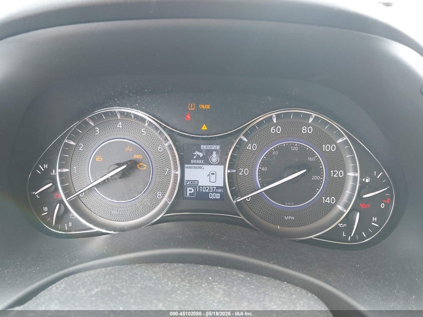 2019 Infiniti Qx80 VIN JN8AZ2NE7K9226243 IAAI salvage auction — HAIL, Salvage (Ohio), sold $7,250 on 2026-07-07 (photo 7)