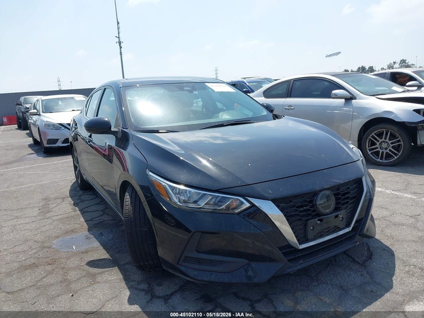 2022 Nissan Sentra VIN 3N1AB8CV8NY321031 IAAI salvage auction — LEFT FRONT, Salvage (California), sold $3,150 on 2026-07-09 (photo 1)