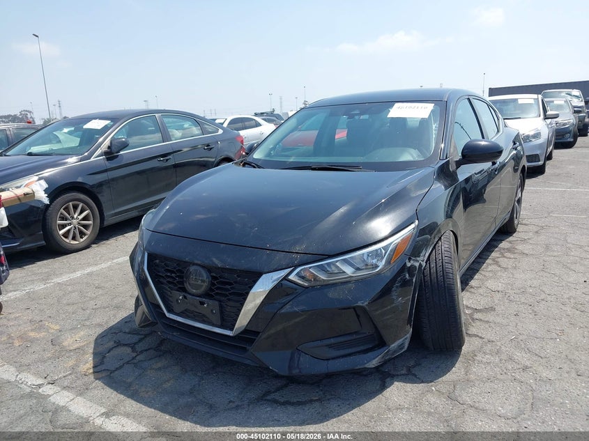 2022 Nissan Sentra VIN 3N1AB8CV8NY321031 IAAI salvage auction — LEFT FRONT, Salvage (California), sold $3,150 on 2026-07-09 (photo 2)
