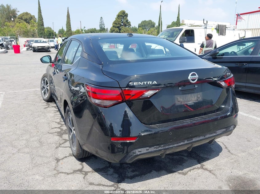 2022 Nissan Sentra VIN 3N1AB8CV8NY321031 IAAI salvage auction — LEFT FRONT, Salvage (California), sold $3,150 on 2026-07-09 (photo 3)