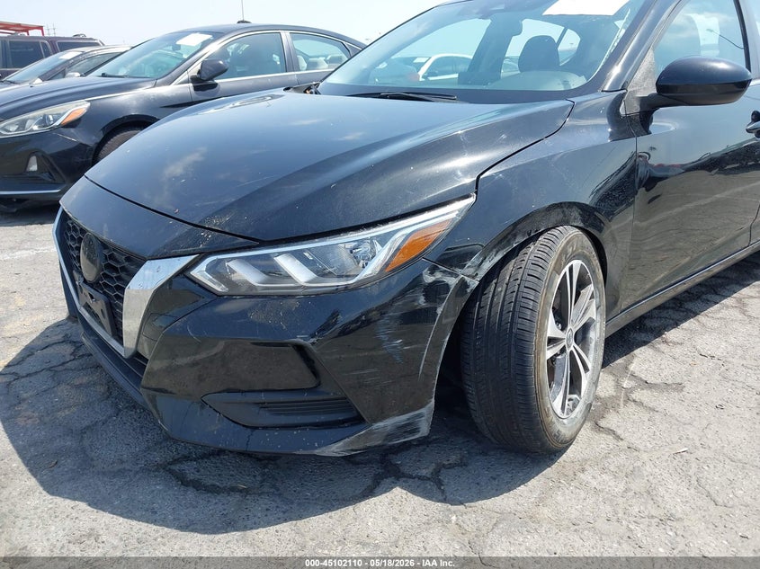 2022 Nissan Sentra VIN 3N1AB8CV8NY321031 IAAI salvage auction — LEFT FRONT, Salvage (California), sold $3,150 on 2026-07-09 (photo 6)