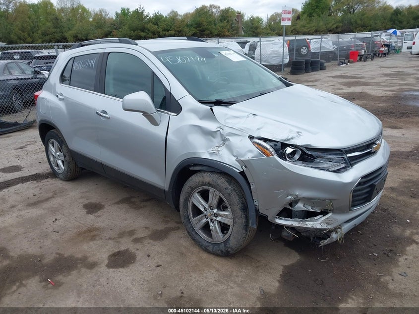 2019 Chevrolet Trax VIN KL7CJLSB7KB751286 IAAI salvage auction — FRONT END, Salvage (Indiana), sold $1,600 on 2026-07-21 (photo 1)