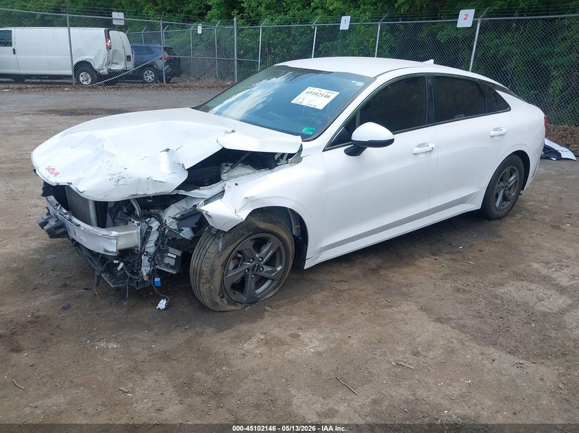 2022 Kia K5 VIN 5XXG14J24NG148290 IAAI salvage auction — FRONT END, Salvage - Greater Than 75% (Maryland), sold $2,550 on 2026-07-10 (photo 2)