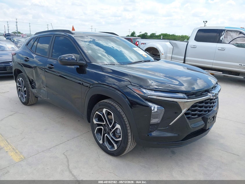 2026 Chevrolet Trax VIN KL77LJEP9TC125838 IAAI salvage auction — RIGHT SIDE, Original (Texas), sold $9,500 on 2026-07-06 (photo 1)