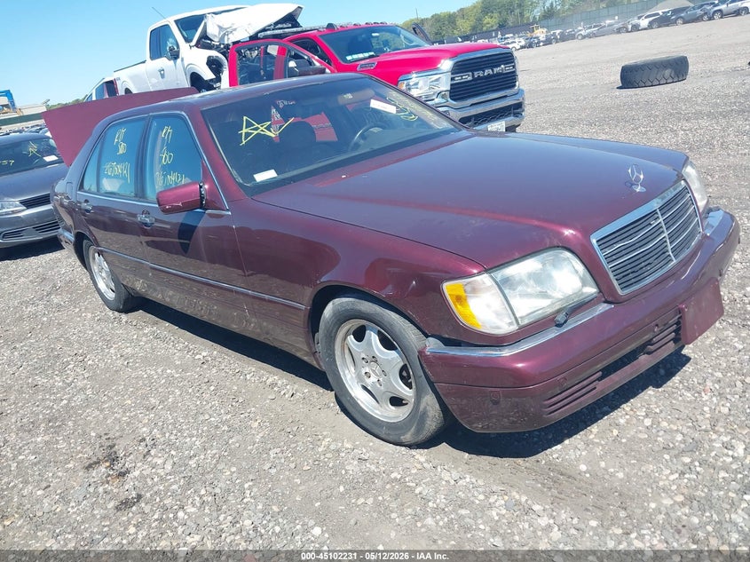 1997 Mercedes-benz S class VIN WDBGA43G0VA362132 IAAI salvage auction — RIGHT FRONT, Bill Of Sale (New York), sold $75 on 2026-07-21 (photo 1)