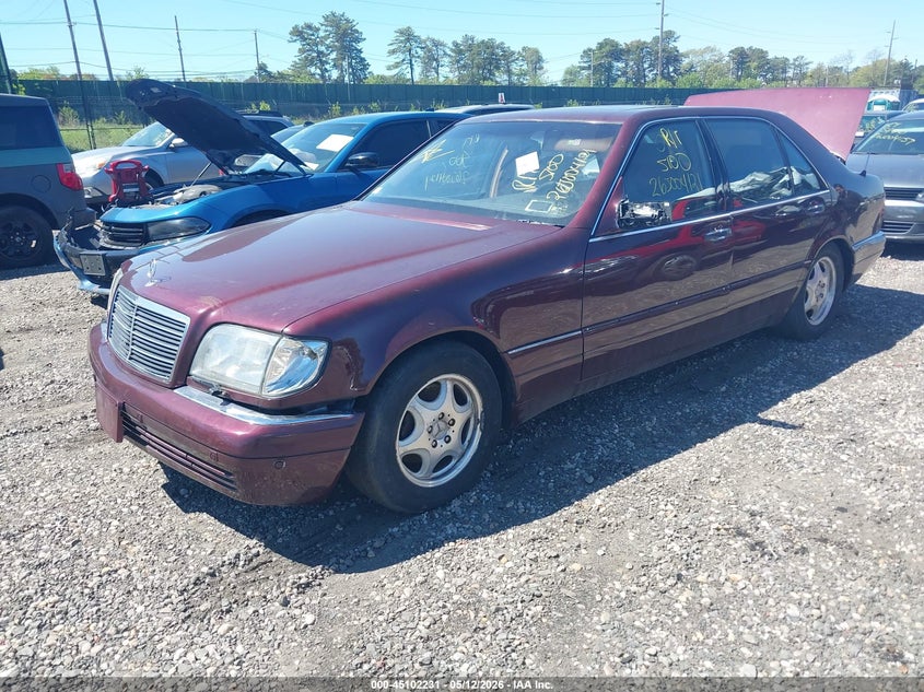 1997 Mercedes-benz S class VIN WDBGA43G0VA362132 IAAI salvage auction — RIGHT FRONT, Bill Of Sale (New York), sold $75 on 2026-07-21 (photo 2)