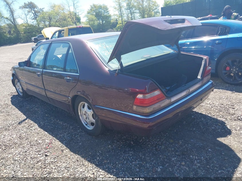 1997 Mercedes-benz S class VIN WDBGA43G0VA362132 IAAI salvage auction — RIGHT FRONT, Bill Of Sale (New York), sold $75 on 2026-07-21 (photo 3)