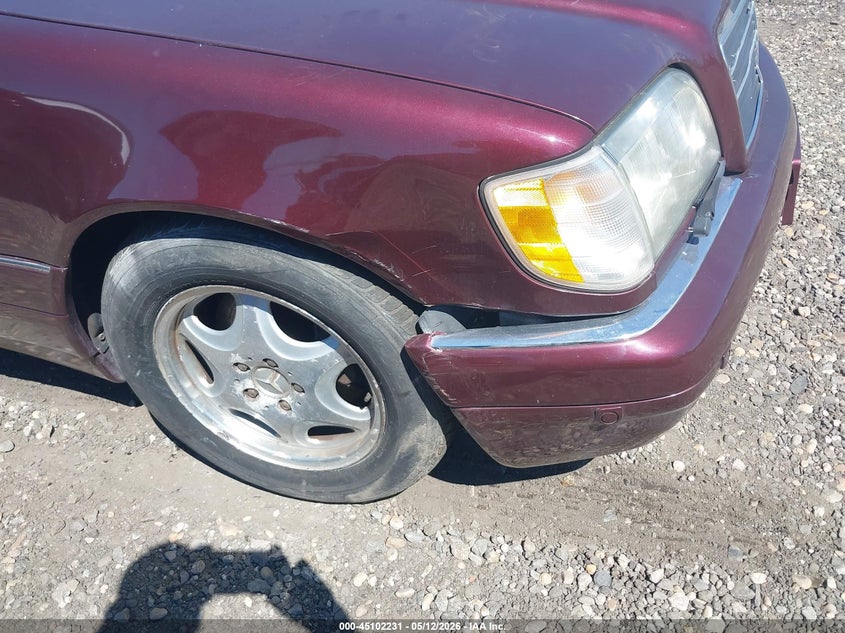 1997 Mercedes-benz S class VIN WDBGA43G0VA362132 IAAI salvage auction — RIGHT FRONT, Bill Of Sale (New York), sold $75 on 2026-07-21 (photo 6)