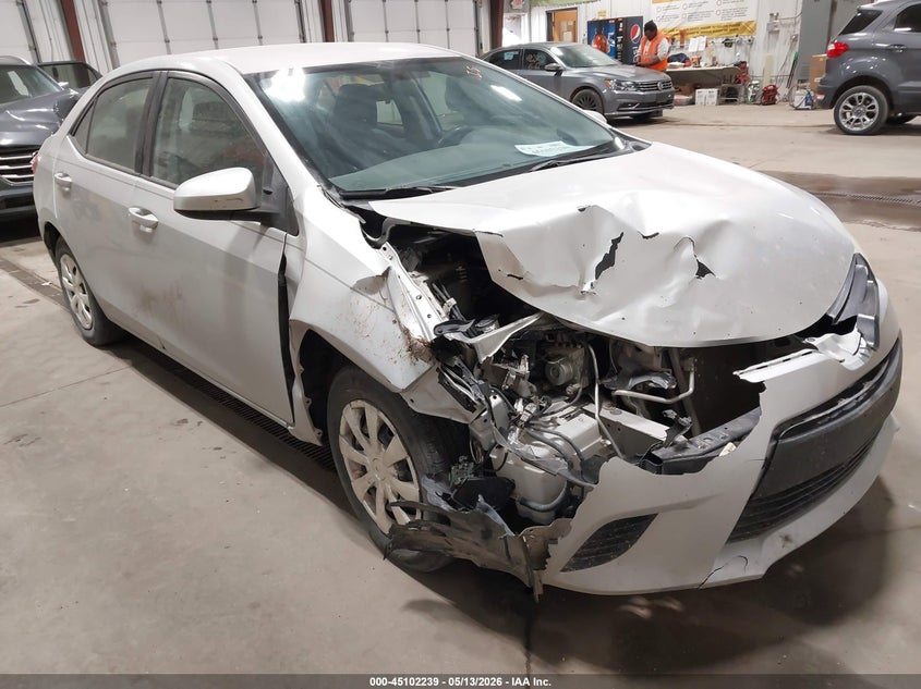 2016 Toyota Corolla VIN 5YFBURHE6GP455579 IAAI salvage auction — RIGHT FRONT, Salvage (North Dakota), sold $2,450 on 2026-07-09 (photo 1)