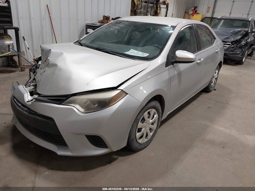 2016 Toyota Corolla VIN 5YFBURHE6GP455579 IAAI salvage auction — RIGHT FRONT, Salvage (North Dakota), sold $2,450 on 2026-07-09 (photo 2)