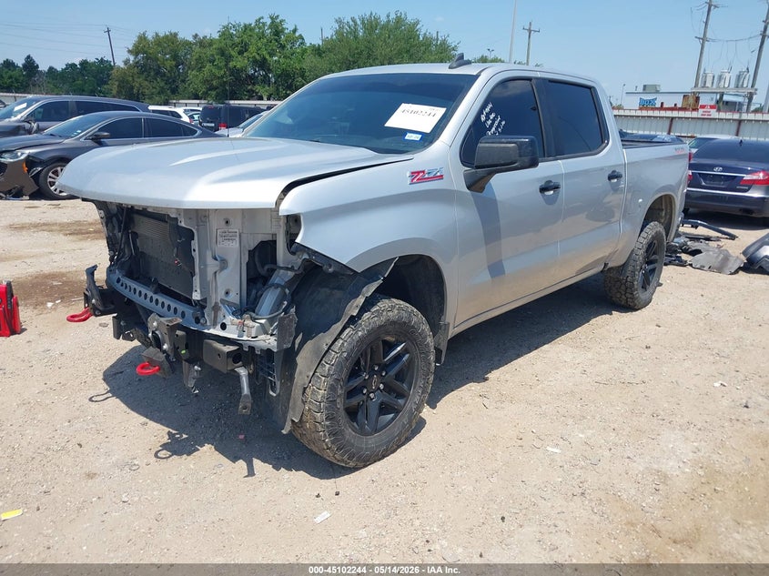 2020 Chevrolet Silverado VIN 1GCPYFED3LZ374883 IAAI salvage auction — FRONT END, Original (Texas), sold $12,500 on 2026-07-30 (photo 2)