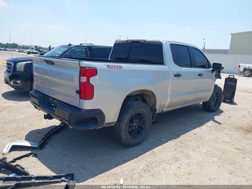 2020 Chevrolet Silverado VIN 1GCPYFED3LZ374883 IAAI salvage auction — FRONT END, Original (Texas), sold $12,500 on 2026-07-30 (photo 4)