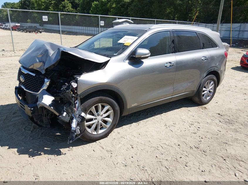 2016 Kia Sorento VIN 5XYPGDA39GG044142 IAAI salvage auction — FRONT END, Salvage (Georgia), sold $1,850 on 2026-07-09 (photo 2)