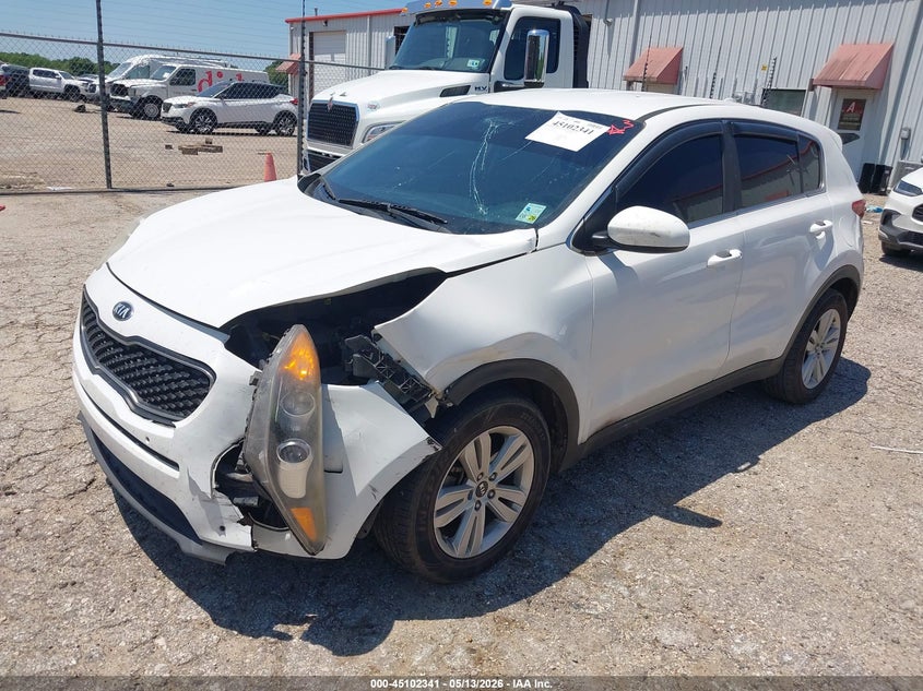 2017 Kia Sportage VIN KNDPM3AC9H7130472 IAAI salvage auction — FRONT END, Salvage (Louisiana), sold $675 on 2026-07-18 (photo 2)
