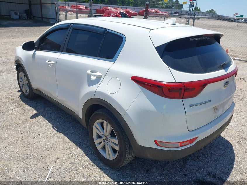 2017 Kia Sportage VIN KNDPM3AC9H7130472 IAAI salvage auction — FRONT END, Salvage (Louisiana), sold $675 on 2026-07-18 (photo 3)