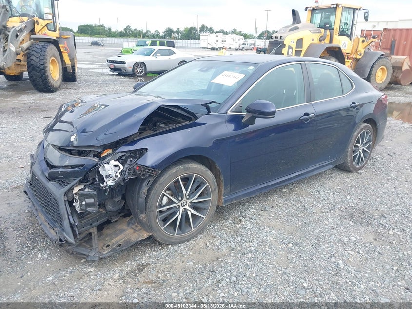 2021 Toyota Camry VIN 4T1G11AKXMU595192 IAAI salvage auction — FRONT END, Salvage Title, sold $3,550 on 2026-07-19 (photo 2)