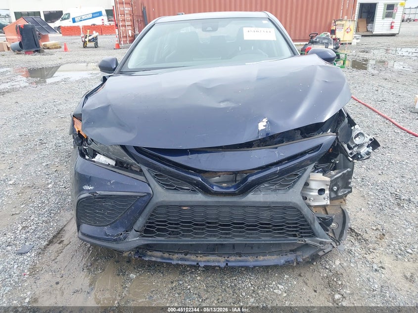 2021 Toyota Camry VIN 4T1G11AKXMU595192 IAAI salvage auction — FRONT END, Salvage Title, sold $3,550 on 2026-07-19 (photo 6)