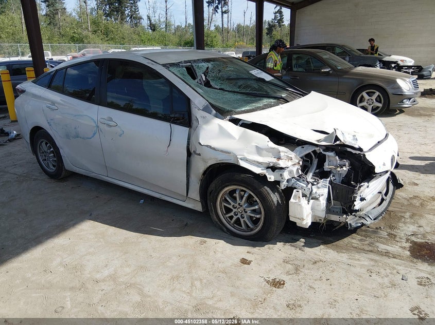 2016 Toyota Prius VIN JTDKARFU7G3021229 IAAI salvage auction — FRONT & REAR, Bill Of Sale (Washington), sold $1,950 on 2026-07-08 (photo 1)