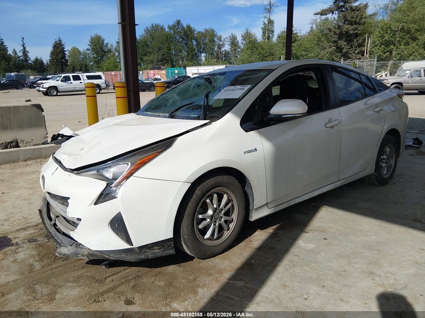2016 Toyota Prius VIN JTDKARFU7G3021229 IAAI salvage auction — FRONT & REAR, Bill Of Sale (Washington), sold $1,950 on 2026-07-08 (photo 2)