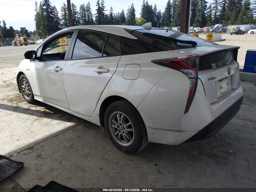 2016 Toyota Prius VIN JTDKARFU7G3021229 IAAI salvage auction — FRONT & REAR, Bill Of Sale (Washington), sold $1,950 on 2026-07-08 (photo 3)