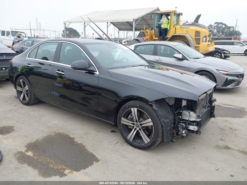 2024 Mercedes-benz C-klasse VIN W1KAF4GB5RR165672 IAAI salvage auction — FRONT END, Salvage (California), sold $16,500 on 2026-07-22 (photo 1)