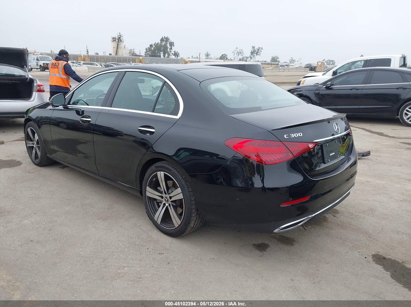 2024 Mercedes-benz C-klasse VIN W1KAF4GB5RR165672 IAAI salvage auction — FRONT END, Salvage (California), sold $16,500 on 2026-07-22 (photo 3)