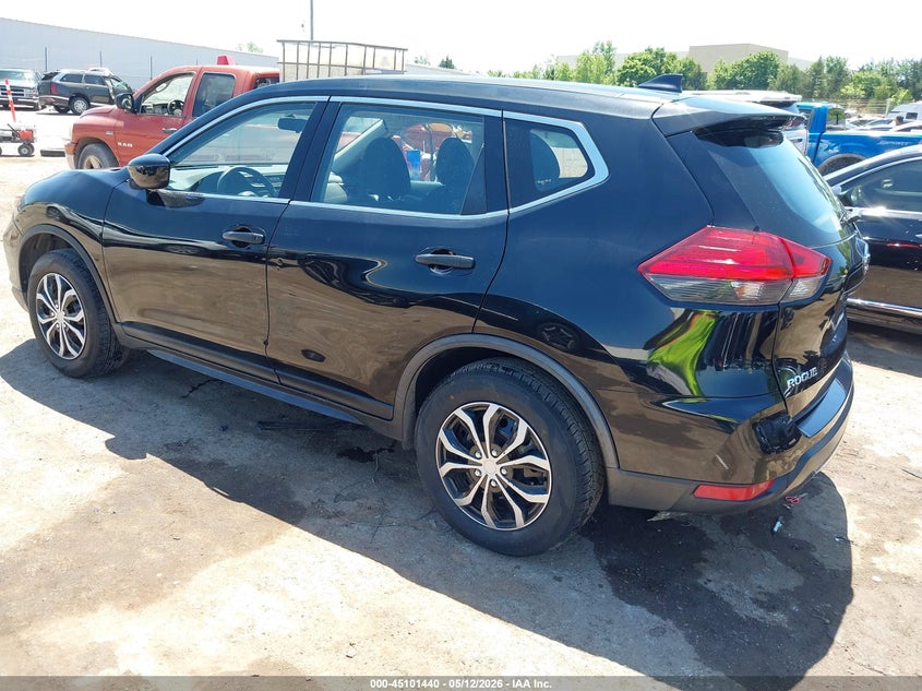 2017 Nissan Rogue VIN JN8AT2MV8HW253156 IAAI salvage auction — RIGHT SIDE, Salvage (Oklahoma), sold $2,050 on 2026-07-08 (photo 3)