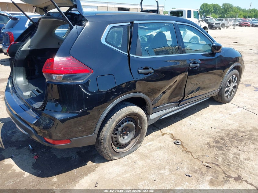 2017 Nissan Rogue VIN JN8AT2MV8HW253156 IAAI salvage auction — RIGHT SIDE, Salvage (Oklahoma), sold $2,050 on 2026-07-08 (photo 4)