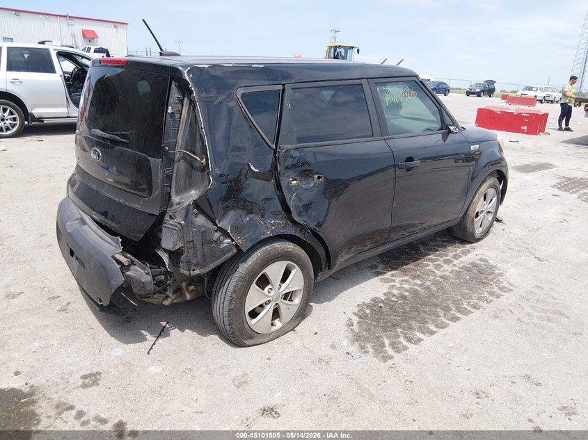 2016 Kia Soul VIN KNDJN2A27G7325540 IAAI salvage auction — FRONT & REAR, Salvage (Missouri), sold $1,100 on 2026-07-09 (photo 4)