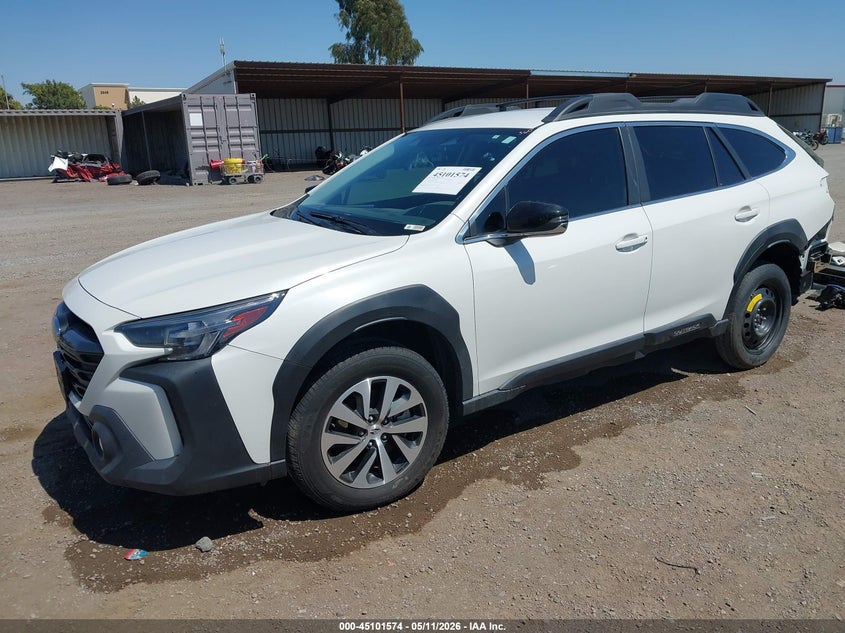 2024 Subaru Outback VIN 4S4BTADC6R3134206 IAAI salvage auction — REAR END, Clear - Dealer Only (California), sold $7,000 on 2026-07-29 (photo 2)