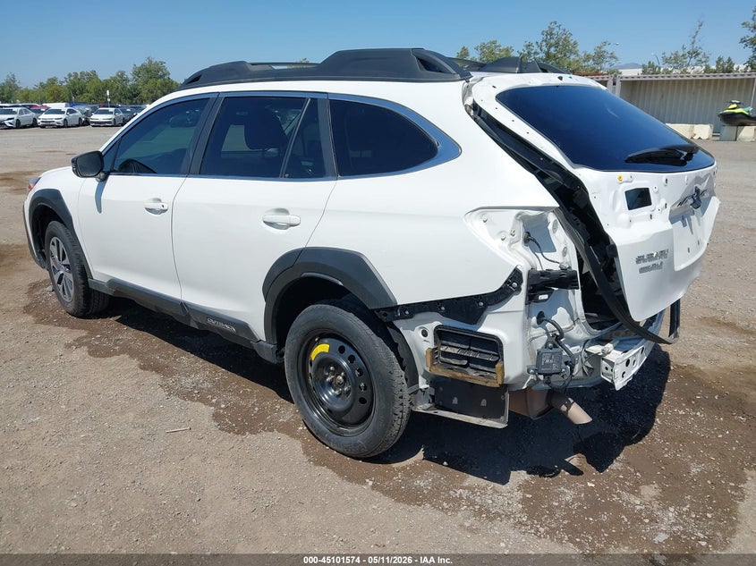 2024 Subaru Outback VIN 4S4BTADC6R3134206 IAAI salvage auction — REAR END, Clear - Dealer Only (California), sold $7,000 on 2026-07-29 (photo 3)