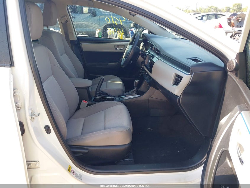 2015 Toyota Corolla VIN 5YFBURHE7FP256863 IAAI salvage auction — LEFT SIDE, Clear (Virginia), sold $2,200 on 2026-07-07 (photo 5)