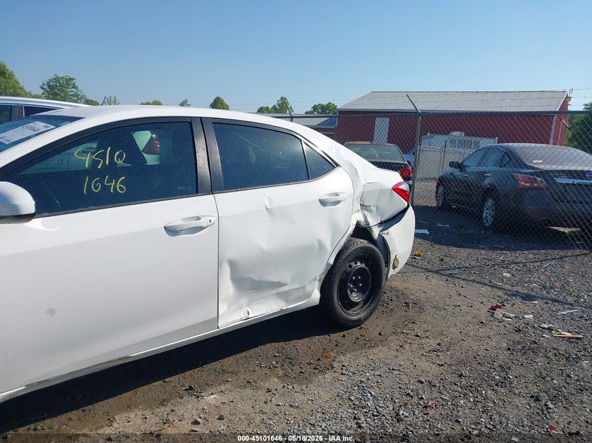 2015 Toyota Corolla VIN 5YFBURHE7FP256863 IAAI salvage auction — LEFT SIDE, Clear (Virginia), sold $2,200 on 2026-07-07 (photo 6)