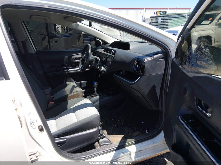 2015 Toyota Prius c VIN JTDKDTB31F1086749 IAAI salvage auction — HAIL, Clear (Oklahoma), sold $2,850 on 2026-07-14 (photo 5)