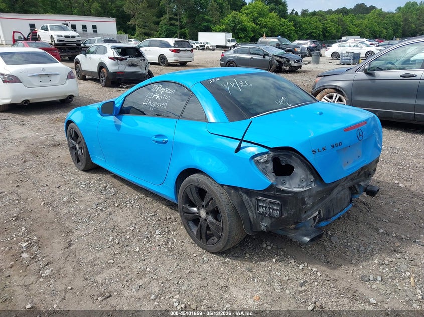 2009 Mercedes-benz Slk-class VIN WDBWK58F19F190569 IAAI salvage auction — REAR END, Prior Salvage (Minnesota), sold $1,450 on 2026-07-24 (photo 3)