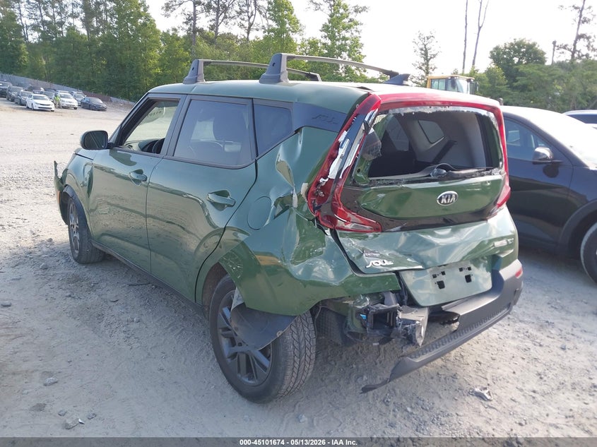 2020 Kia Soul VIN KNDJ33AU3L7043726 IAAI salvage auction — REAR END, Salvage (Idaho), sold $2,300 on 2026-07-07 (photo 3)