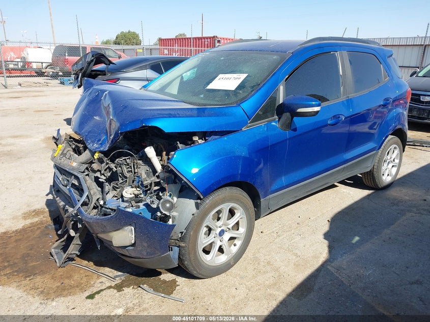 2019 Ford Ecosport VIN MAJ3S2GEXKC285088 IAAI salvage auction — SIDE, Salvage (Texas), sold $600 on 2026-07-14 (photo 2)