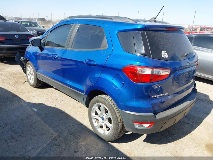 2019 Ford Ecosport VIN MAJ3S2GEXKC285088 IAAI salvage auction — SIDE, Salvage (Texas), sold $600 on 2026-07-14 (photo 3)