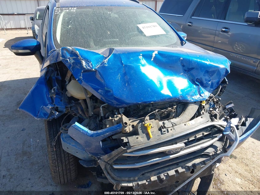 2019 Ford Ecosport VIN MAJ3S2GEXKC285088 IAAI salvage auction — SIDE, Salvage (Texas), sold $600 on 2026-07-14 (photo 6)