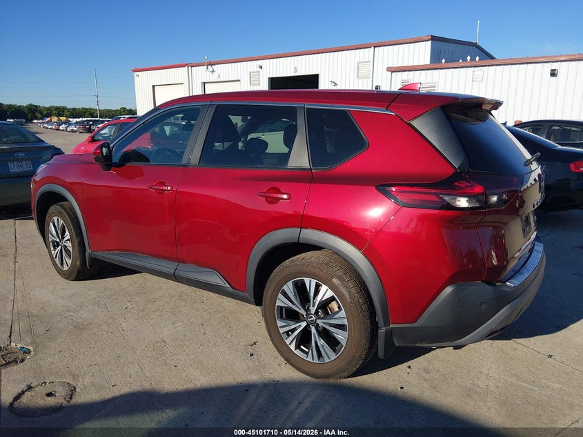 2022 Nissan Rogue VIN 5N1BT3BB2NC723799 IAAI salvage auction — RIGHT REAR, Salvage (Missouri), sold $8,450 on 2026-07-28 (photo 3)