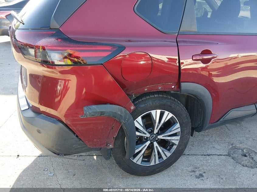 2022 Nissan Rogue VIN 5N1BT3BB2NC723799 IAAI salvage auction — RIGHT REAR, Salvage (Missouri), sold $8,450 on 2026-07-28 (photo 6)