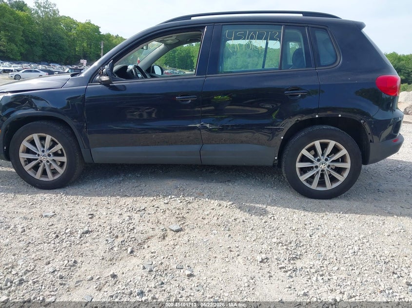 2018 Volkswagen Tiguan VIN WVGBV7AX6JK001170 IAAI salvage auction — LEFT SIDE, Salvage (Massachusetts), sold $2,100 on 2026-08-12 (photo 6)