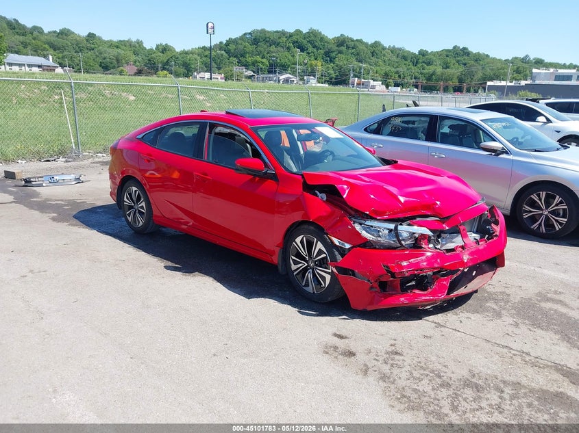 2018 Honda Civic VIN JHMFC1F79JX042251 IAAI salvage auction — FRONT END, Salvage (Missouri), sold $2,800 on 2026-08-01 (photo 1)