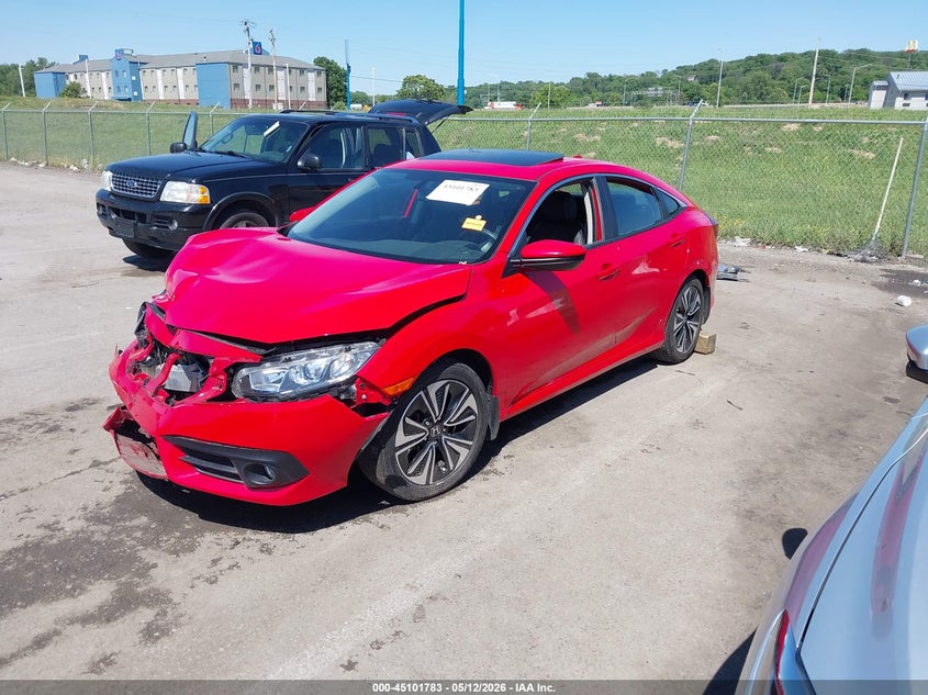 2018 Honda Civic VIN JHMFC1F79JX042251 IAAI salvage auction — FRONT END, Salvage (Missouri), sold $2,800 on 2026-08-01 (photo 2)