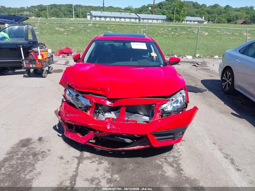 2018 Honda Civic VIN JHMFC1F79JX042251 IAAI salvage auction — FRONT END, Salvage (Missouri), sold $2,800 on 2026-08-01 (photo 6)