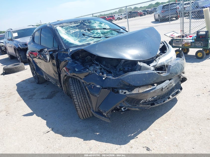 2021 Toyota C-hr VIN JTNKHMBX8M1101995 IAAI salvage auction — FRONT END, Salvage (Texas), sold $3,550 on 2026-07-14 (photo 1)