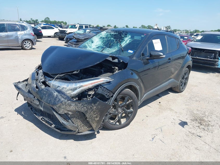 2021 Toyota C-hr VIN JTNKHMBX8M1101995 IAAI salvage auction — FRONT END, Salvage (Texas), sold $3,550 on 2026-07-14 (photo 2)